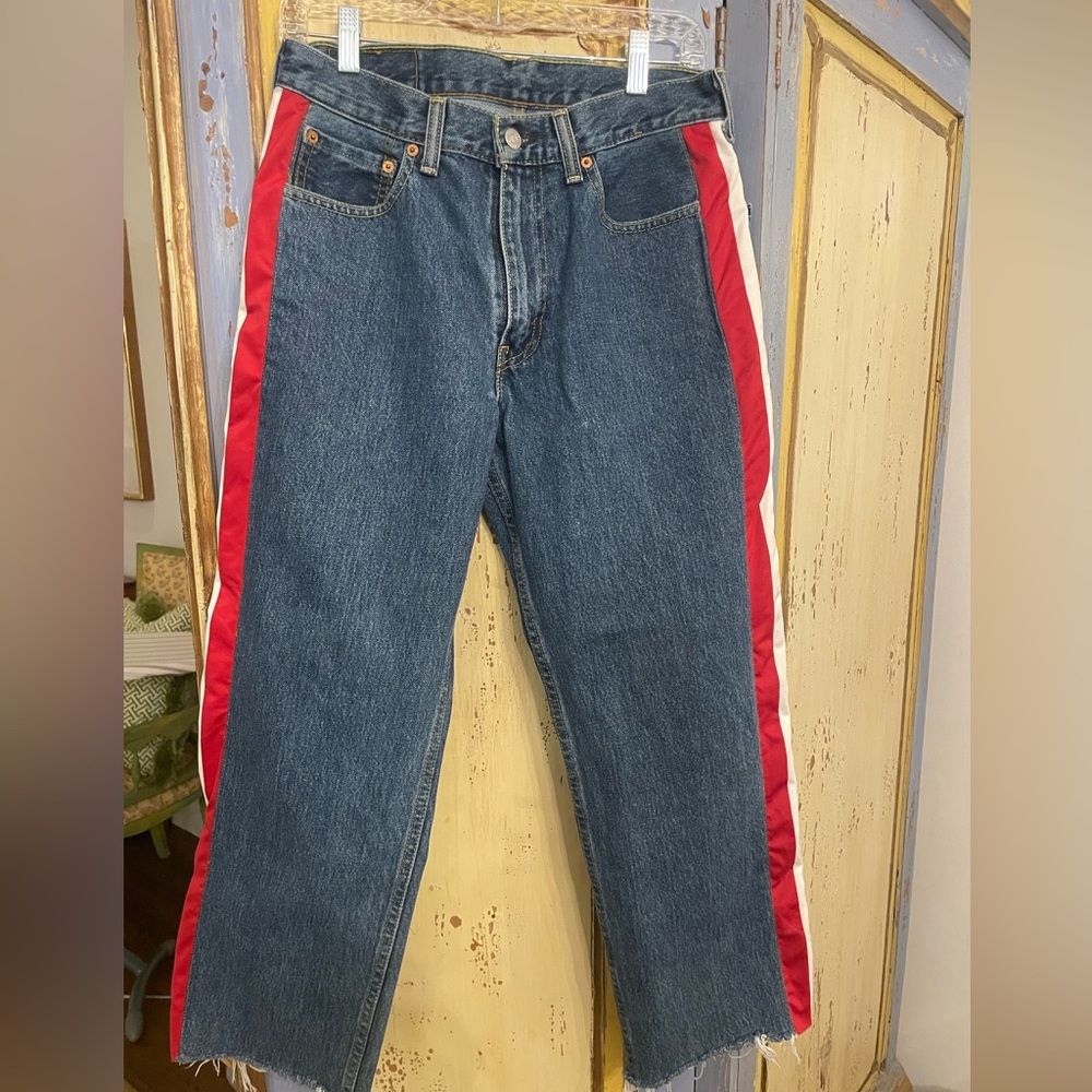 Opening Ceremony x Levi’s Logo Jeans with Red Stripe RARE